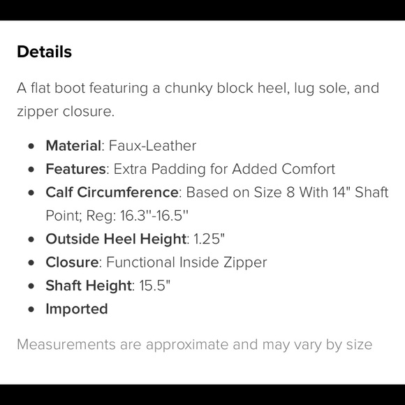 Shoe Dazzle Classic Black Combat Boots - Picture 11 of 12